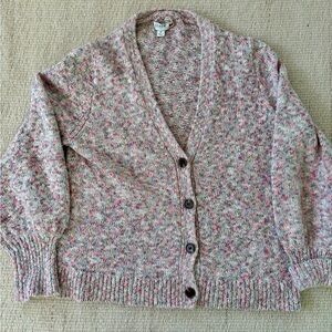 J. Crew Multicolor Knit Cardigan